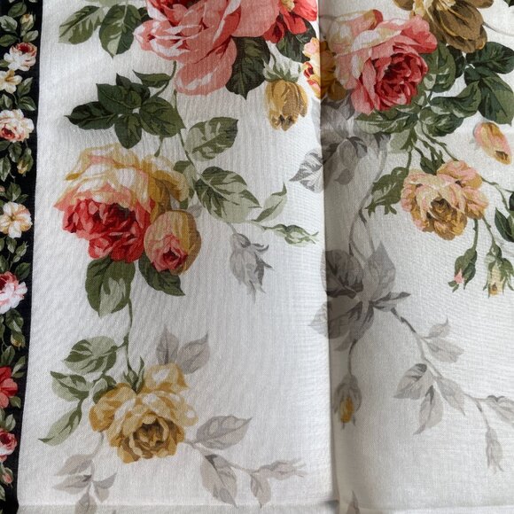 Yves Saint Laurent Floral Cotton Scarf – NWT - Picture 6 of 9